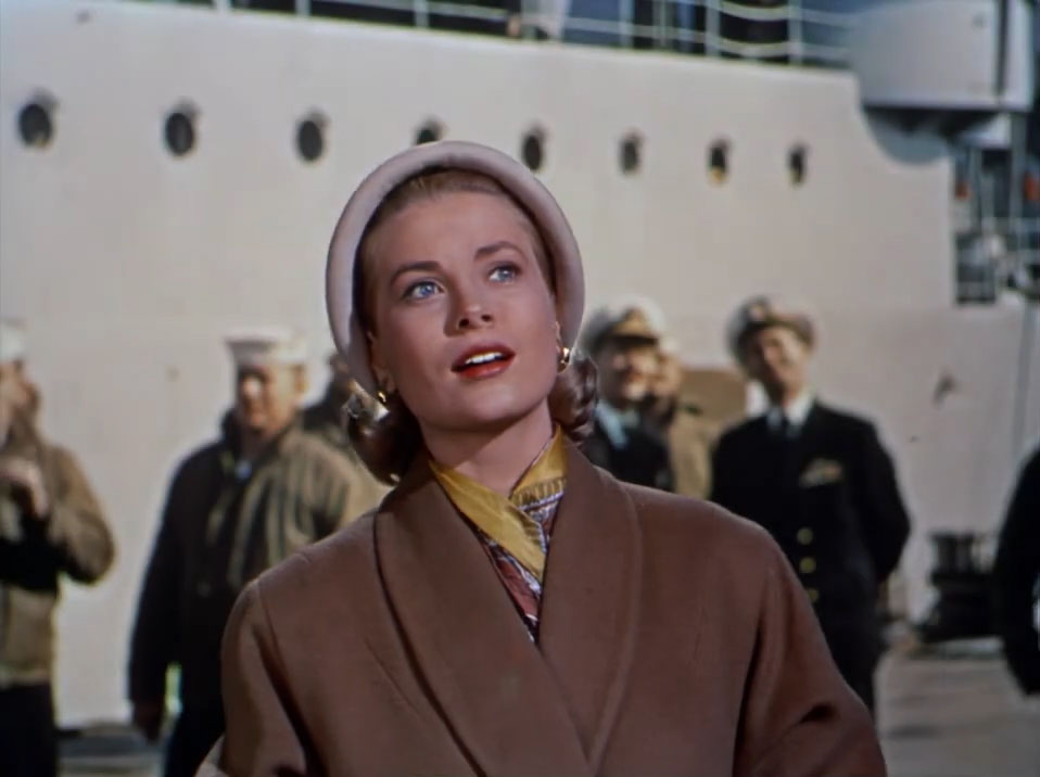 [Grace Kelly in the trailer for The Bridges at Toko-Ti]