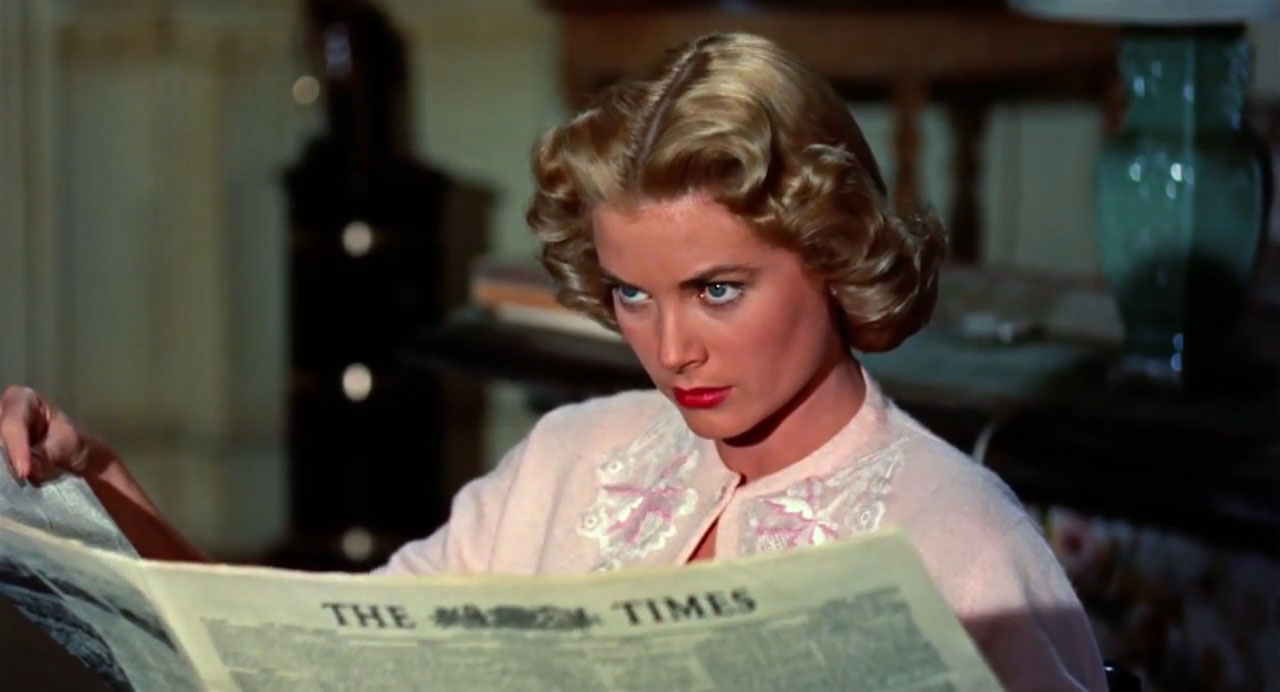 [Grace Kelly in the trailer for Dial M for Murder]