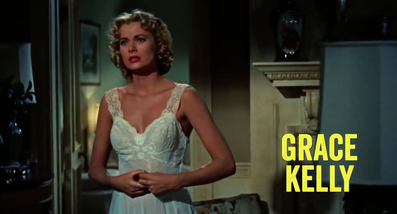 [Grace Kelly in the trailer for Dial M for Murder]