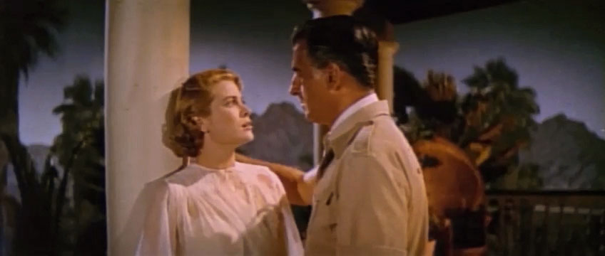 [Grace Kelly in the trailer for Green Fire]