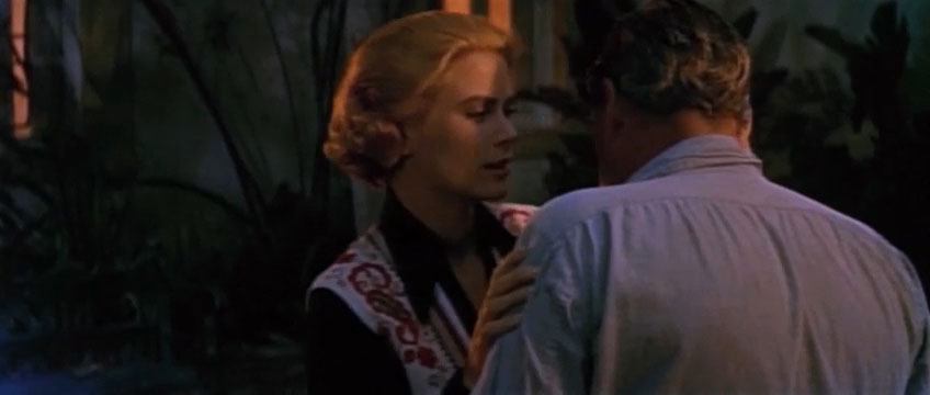 [Grace Kelly in the trailer for Green Fire]