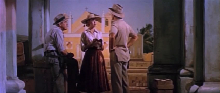 [Grace Kelly in the trailer for Green Fire]