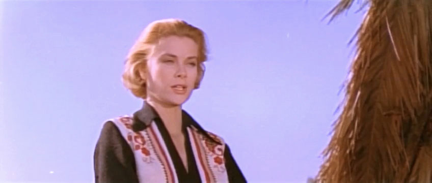 [Grace Kelly in the trailer for Green Fire]