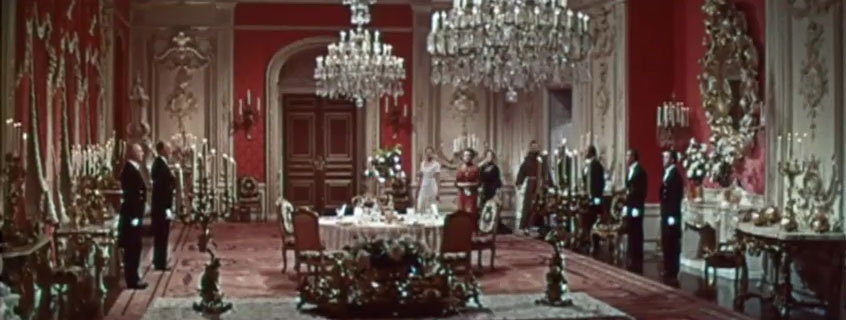 [Grace Kelly in the trailer for The Swan]