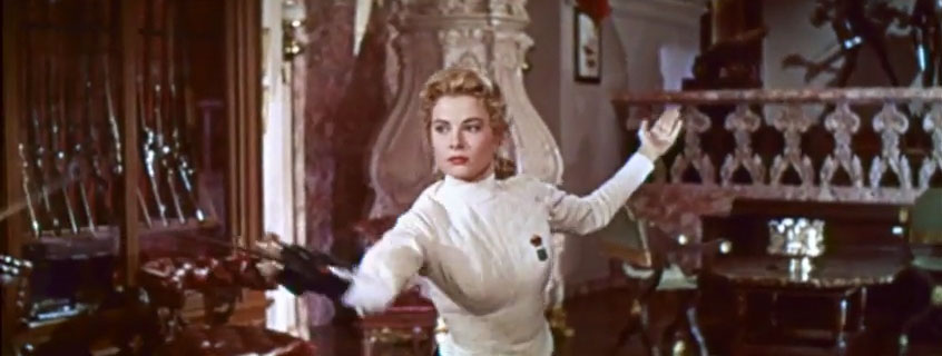 [Grace Kelly in the trailer for The Swan]